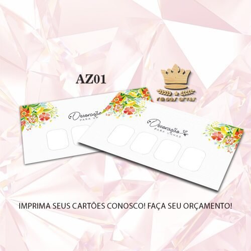 1 Arte Casadinha 9x5cm - AZ01 15