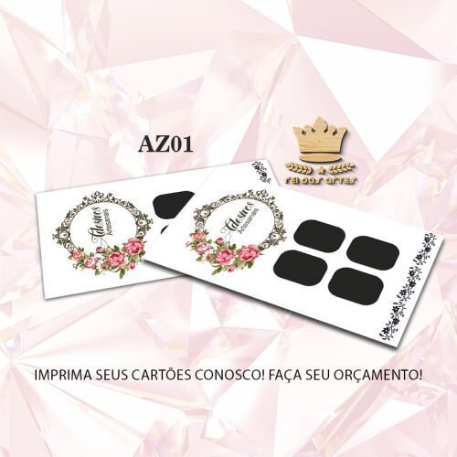1 Arte Casadinha 9x5cm - AZ01 20