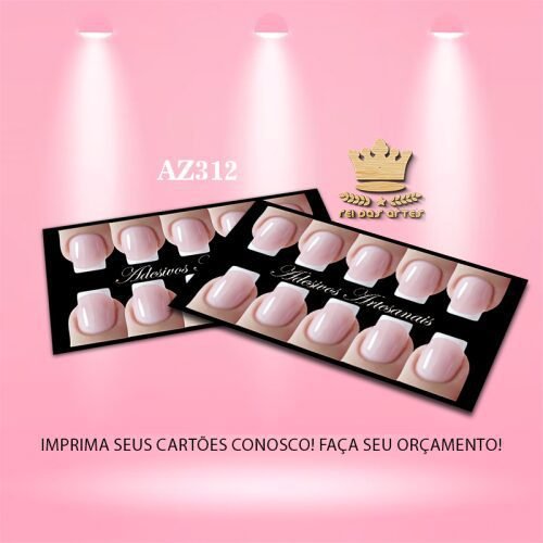 Kit de Artes para Cartões de Unhas - 7 ARTES - PDF COD:AZ99 - Imagem 4
