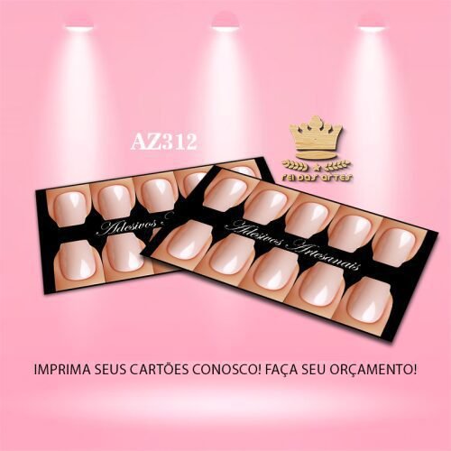 Kit de Artes para Cartões de Unhas - 7 ARTES - PDF COD:AZ99 - Imagem 3