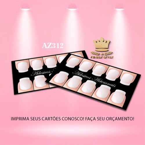 Kit de Artes para Cartões de Unhas - 7 ARTES - PDF COD:AZ99 - Imagem 2