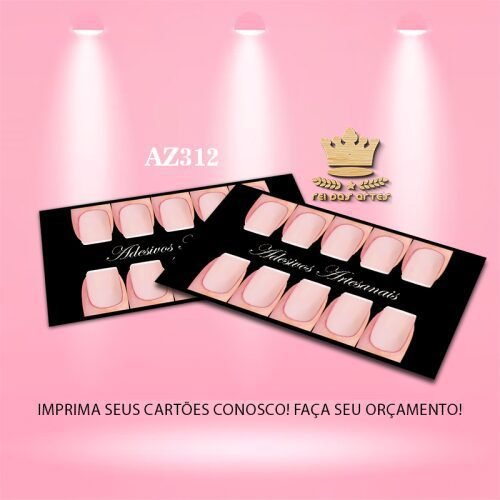 Kit de Artes para Cartões de Unhas - 7 ARTES - PDF COD:AZ99 - Imagem 11