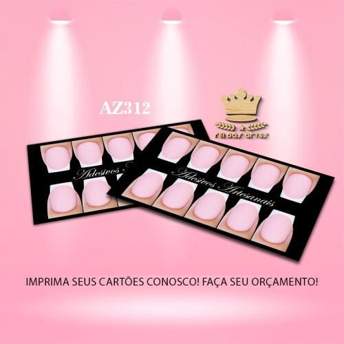Kit de Artes para Cartões de Unhas - 7 ARTES - PDF COD:AZ99 - Imagem 9