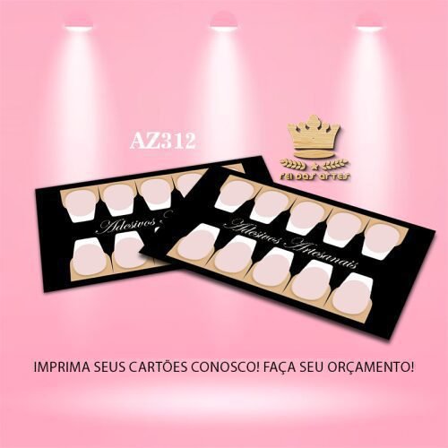 Kit de Artes para Cartões de Unhas - 7 ARTES - PDF COD:AZ99 - Imagem 7