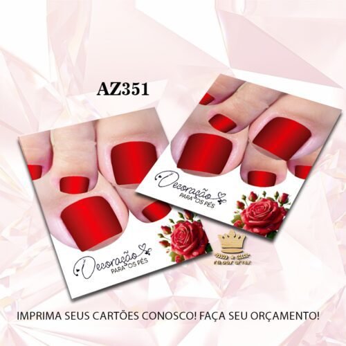 1 Arte em PDF - Filha Única pé 4,5x5cm - AZ352 1