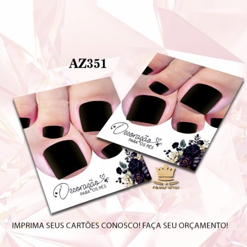 1 Arte em PDF - Filha Única pé 4,5x5cm - AZ352 2