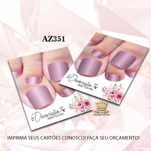 1 Arte em PDF - Filha Única pé 4,5x5cm - AZ352 3