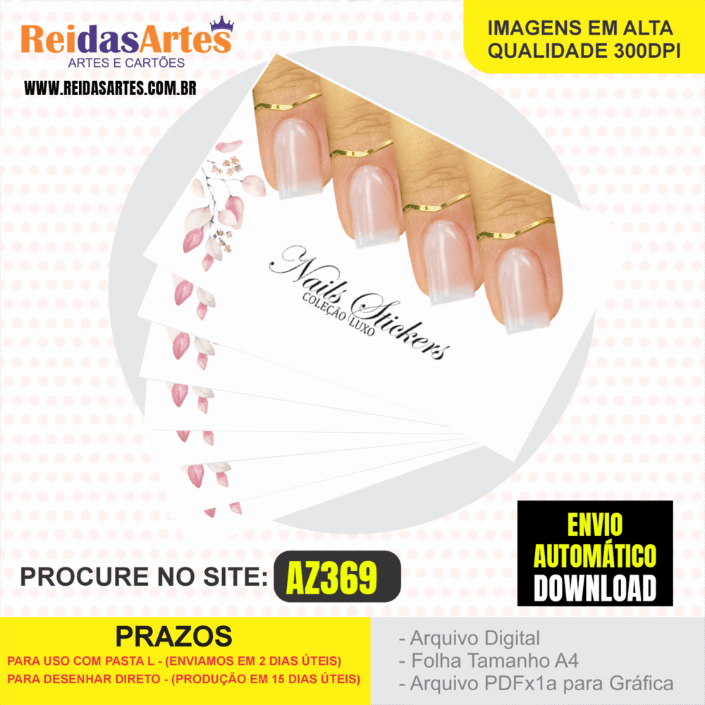 Arte em PDF - Casadinha 9x5cm - Arquivo para Gráfica e Casa - AZ369 1