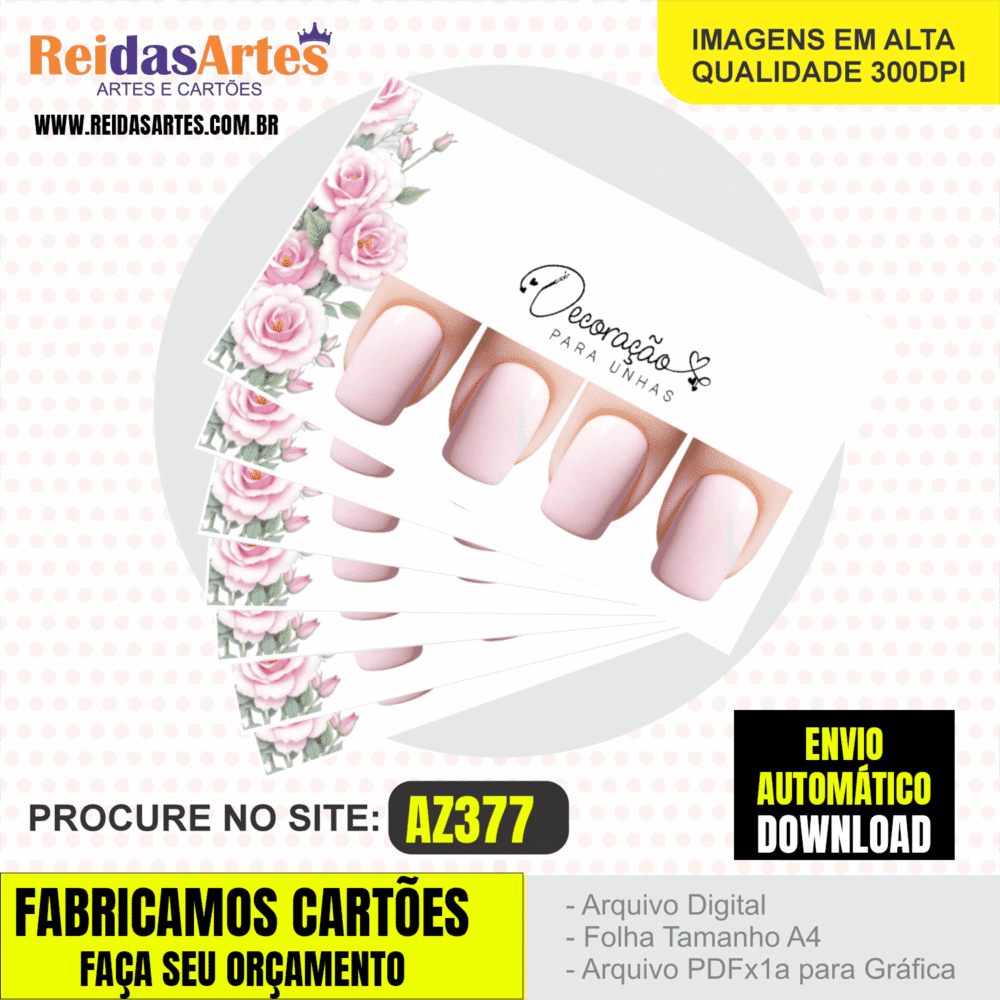 Arte em PDF - Casadinha 9x5cm - Arquivo para Gráfica e Casa - AZ377 3