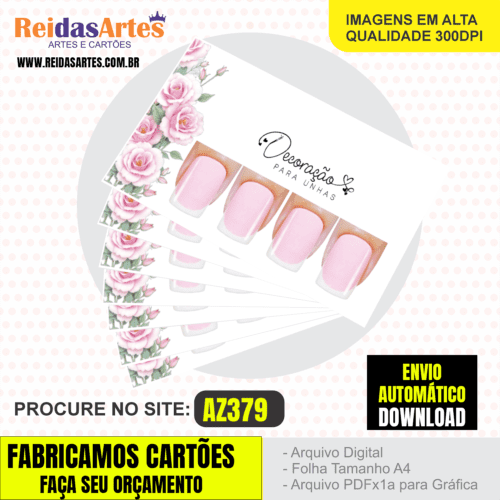Arte em PDF - Casadinha 9x5cm - Arquivo para Gráfica e Casa - AZ379 3
