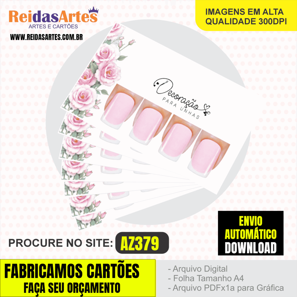 Arte em PDF - Casadinha 9x5cm - Arquivo para Gráfica e Casa - AZ379 3