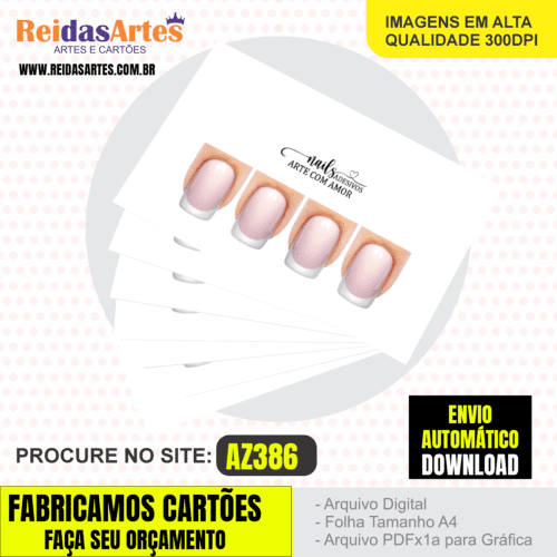 Arte em PDF - Casadinha 9x5cm - Arquivo para Gráfica e Casa - AZ386 6