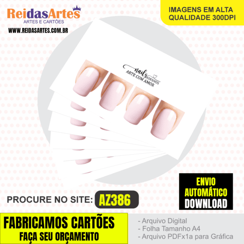 Arte em PDF - Casadinha 9x5cm - Arquivo para Gráfica e Casa - AZ386 7