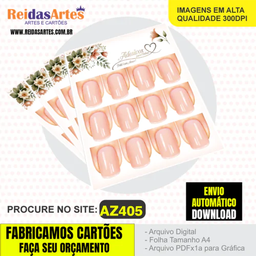 1 Arte Mini 6 Pares 7,5x9cm - AZ405 12