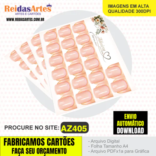 1 Arte Mini 10 Pares 9x10cm - AZ405 15