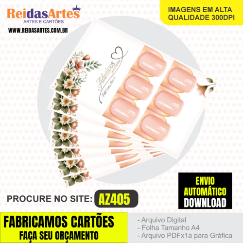 1 Arte 3 Pares 9x5cm - AZ405 7