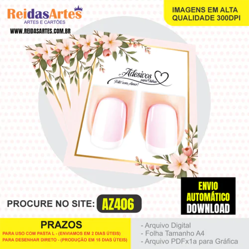 1 Arte Filha Unica 4,5x5cm - AZ406 11