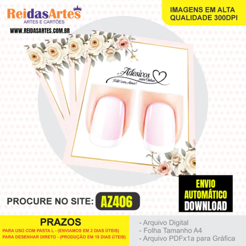 1 Arte Filha Unica 4,5x5cm - AZ406 15