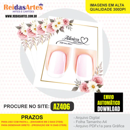 1 Arte Filha Unica 4,5x5cm - AZ406 17