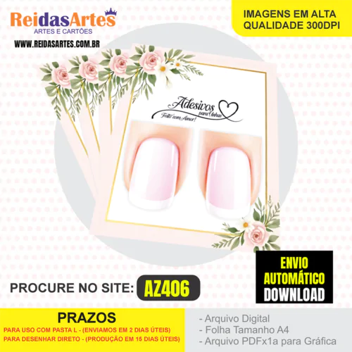 1 Arte Filha Unica 4,5x5cm - AZ406 18