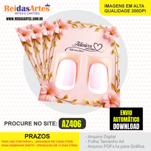 1 Arte Filha Unica 4,5x5cm - AZ406 2