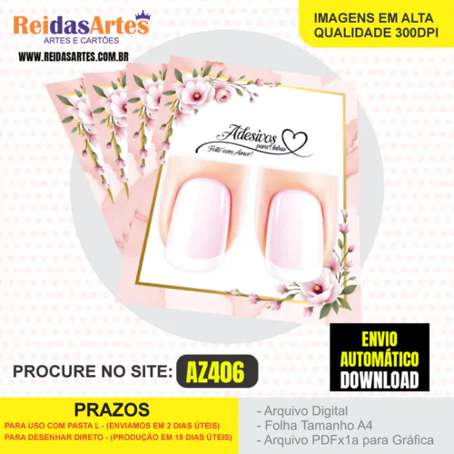 1 Arte Filha Unica 4,5x5cm - AZ406 6