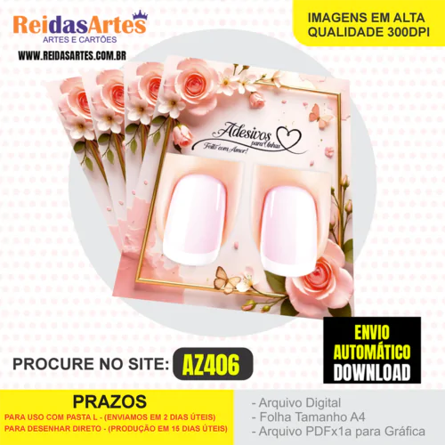 1 Arte Filha Unica 4,5x5cm - AZ406 7