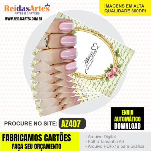 1 Arte Casadinha 9x5cm - AZ407 3