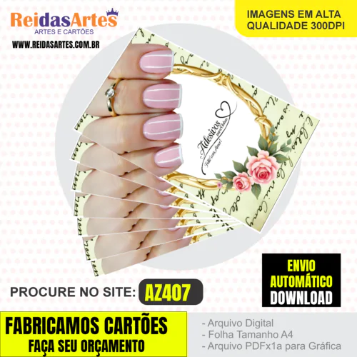 1 Arte Casadinha 9x5cm - AZ407 5
