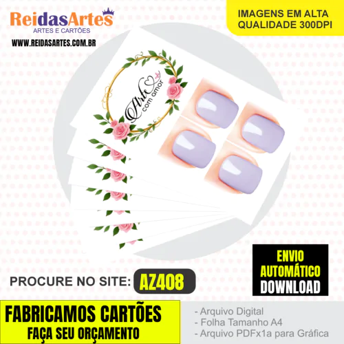 1 Arte Casadinha 9x5cm - AZ408 2
