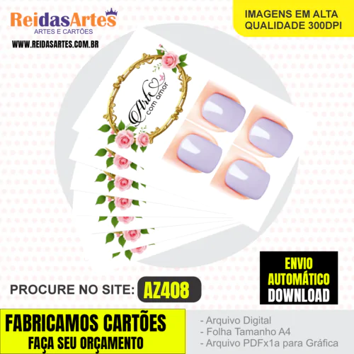 1 Arte Casadinha 9x5cm - AZ408 4