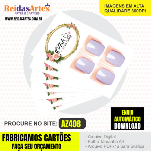 1 Arte Casadinha 9x5cm - AZ408 8