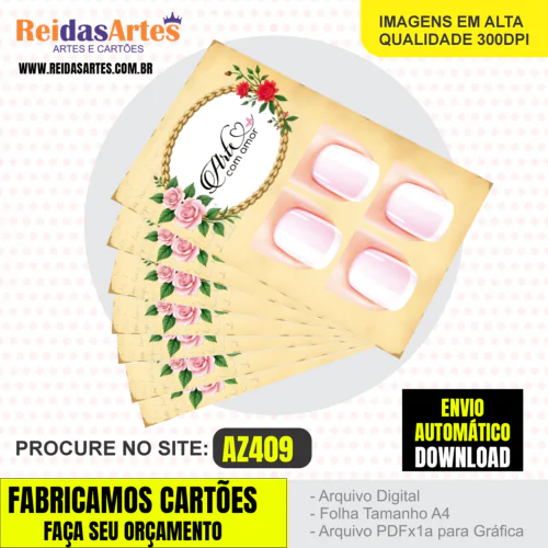 1 Arte Casadinha 9x5cm - AZ409 2