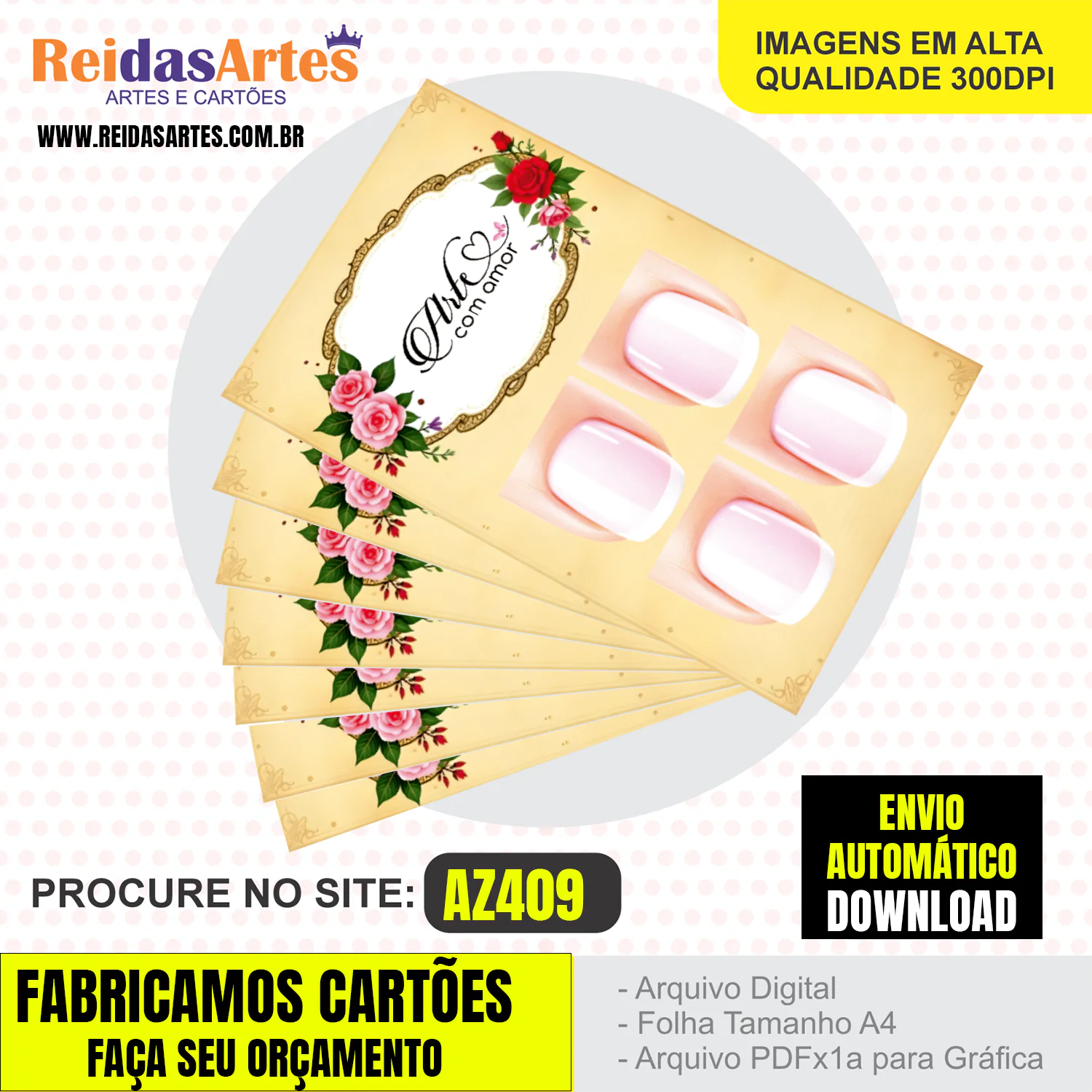 1 Arte Casadinha 9x5cm - AZ409 3