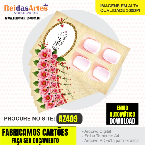 1 Arte Casadinha 9x5cm - AZ409 5