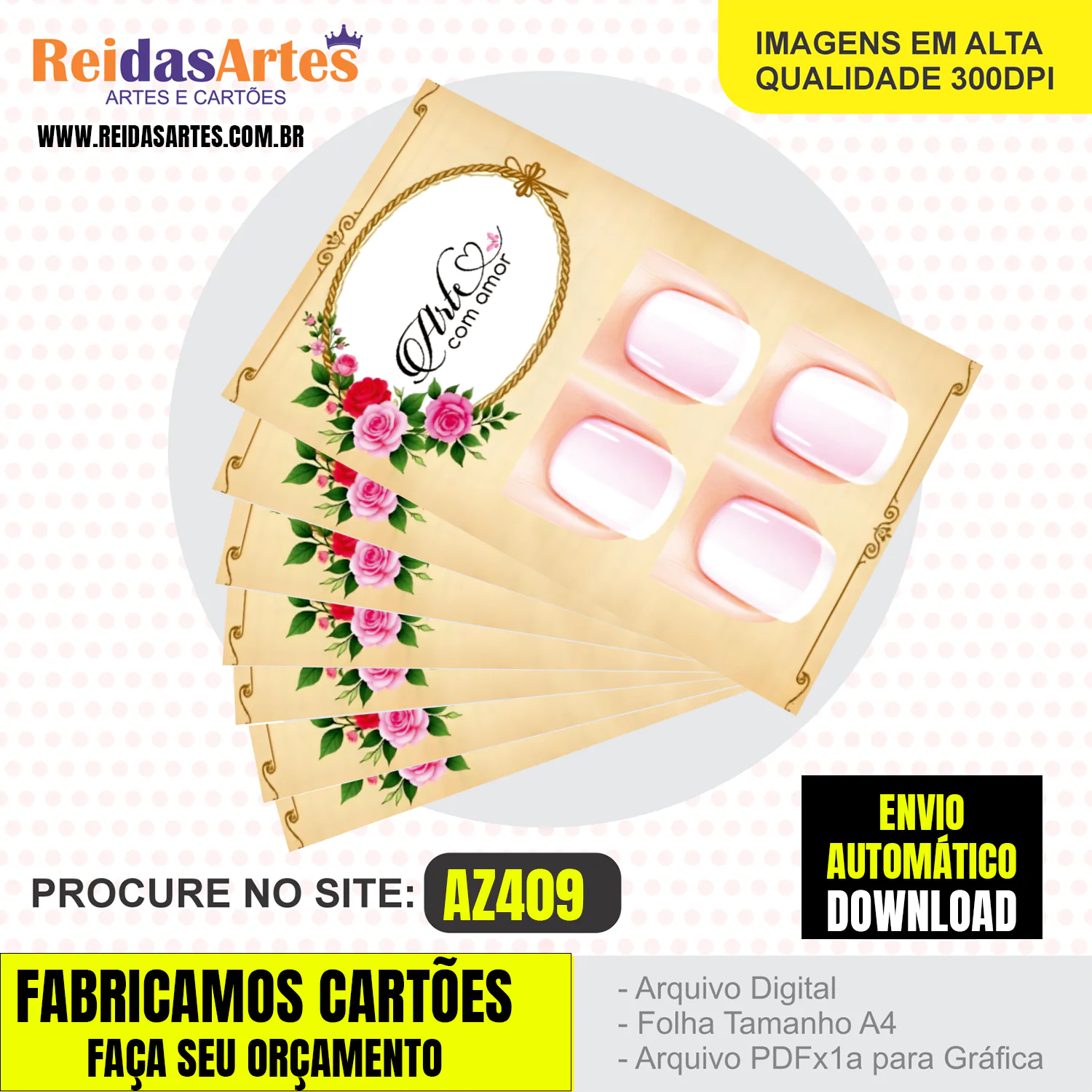 1 Arte Casadinha 9x5cm - AZ409 9