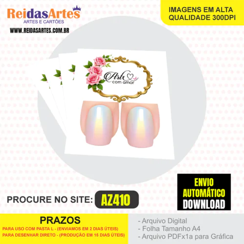 1 Arte Filha Unica 4,5x5cm - AZ410 11