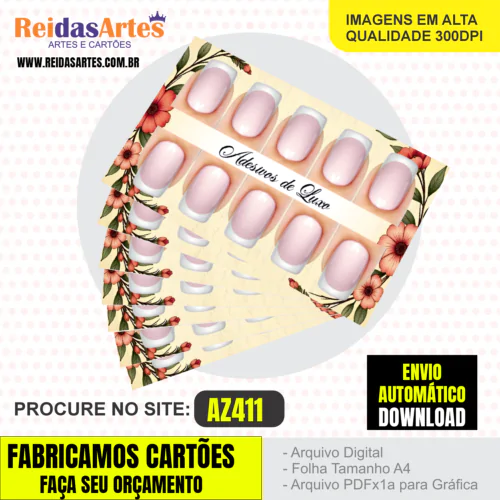 1 Arte 5 Pares 9x5cm - AZ411 9