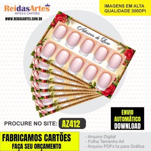 1 Arte 5 Pares 9x5cm - AZ412 10