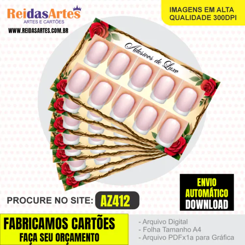 1 Arte 5 Pares 9x5cm - AZ412 3