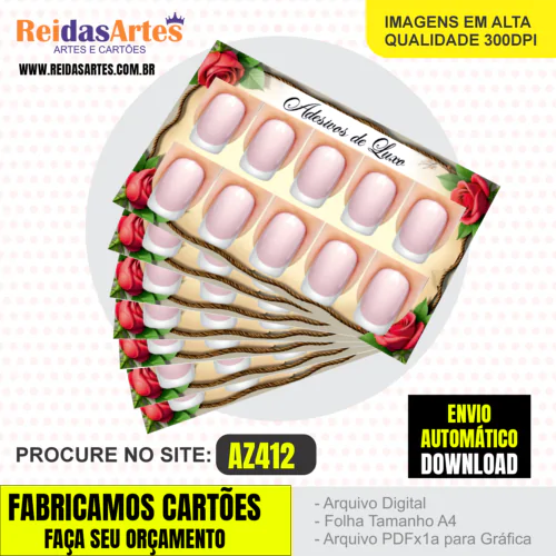 1 Arte 5 Pares 9x5cm - AZ412 7