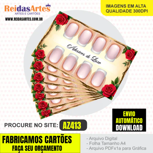 1 Arte 4 Pares 9x5cm - AZ413 3