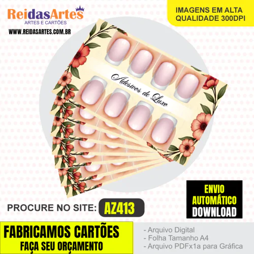 1 Arte 4 Pares 9x5cm - AZ413 9