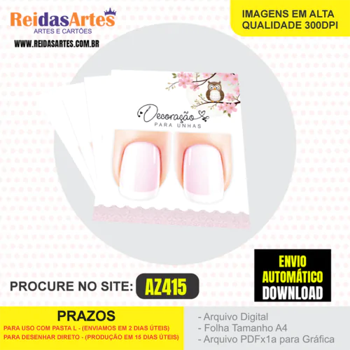 1 Arte Filha Unica 4,5x5cm - AZ415 1