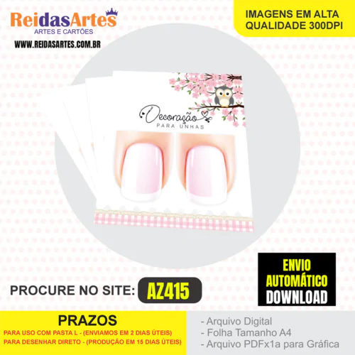 1 Arte Filha Unica 4,5x5cm - AZ415 3