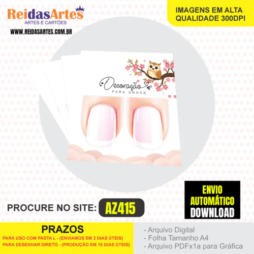 1 Arte Filha Unica 4,5x5cm - AZ415 4