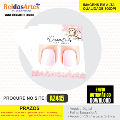 1 Arte Filha Unica 4,5x5cm - AZ415 9