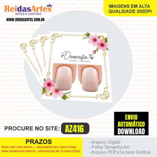 1 Arte Filha Unica 4,5x5cm - AZ416 10