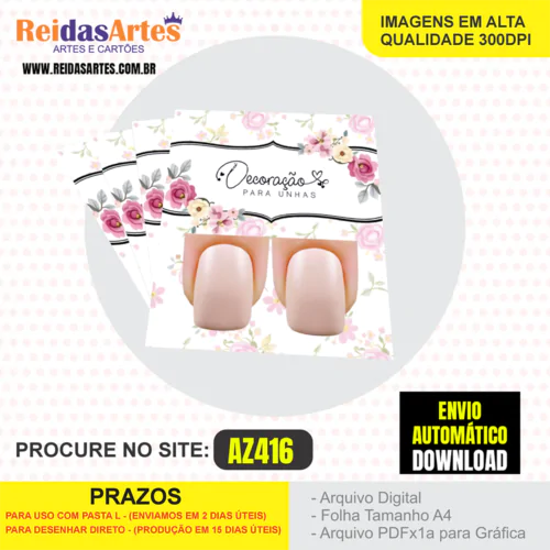 1 Arte Filha Unica 4,5x5cm - AZ416 3