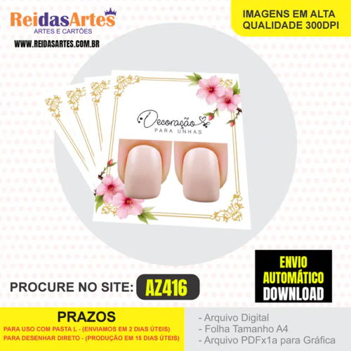 1 Arte Filha Unica 4,5x5cm - AZ416 8